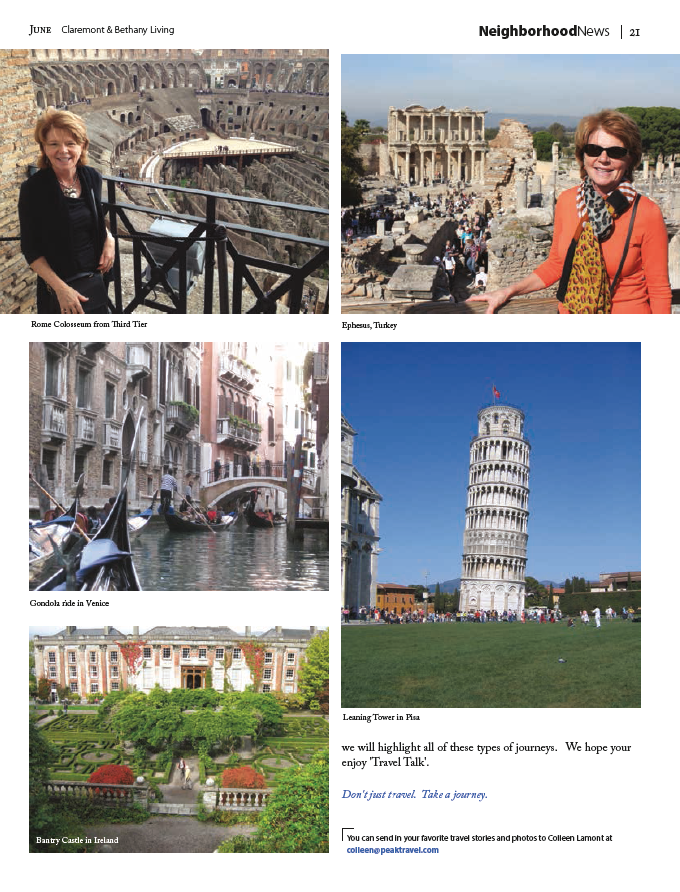 Travel Tales Issue #1 Pg 2 By Colleen Lamont